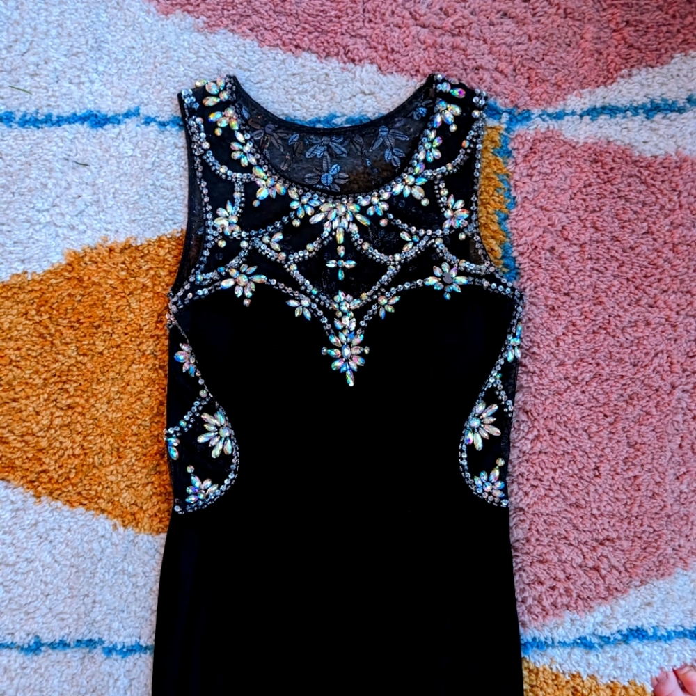 Beautiful Black Formal Ballgown Prom Dress